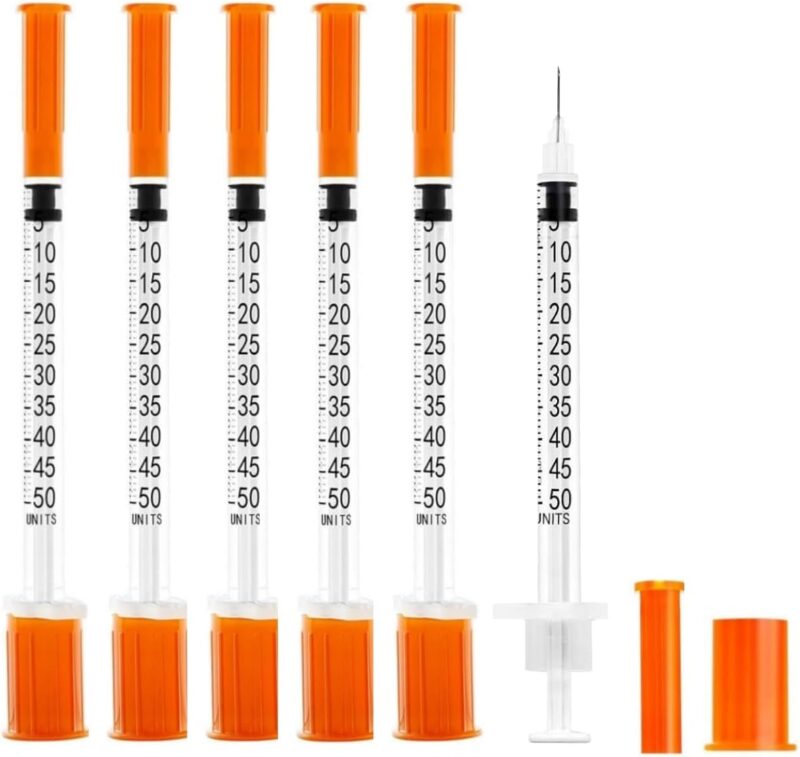 Seringues 30G 1/2″ avec aiguille